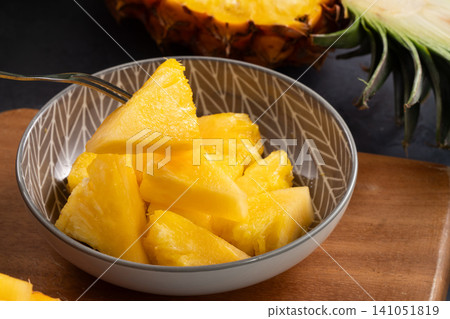 鳳梨 水果 熱帶 葉子 切片 fresh pineapple fruit パイナップル 鳳梨 水果 熱帶 葉子 切片 fresh pineapple fruit パイナップル 141051819
