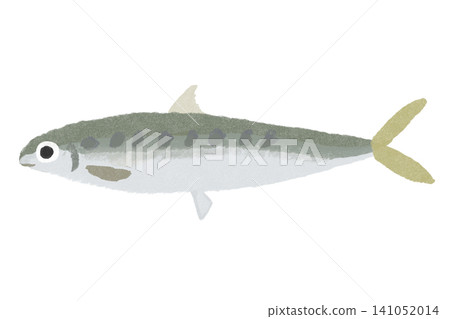 一幅簡單的手繪沙丁魚插圖。 一幅簡單的手繪沙丁魚插圖。 141052014