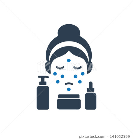 Skin Care Neglect Icon Skin Care Neglect Icon 141052599