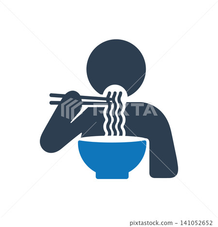 Instant Noodle Diet Icon Instant Noodle Diet Icon 141052652