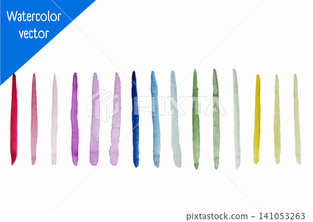 A Beautiful Collection of Watercolor Paint Strokes in Various Colors for Artistic Inspiration A Beautiful Collection of Watercolor Paint Strokes in Various Colors for Artistic Inspiration 141053263