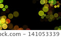 Soft colorful bokeh background. Luminous garlands of electric lights. Copy space to add text. Saturated colors. 141053339
