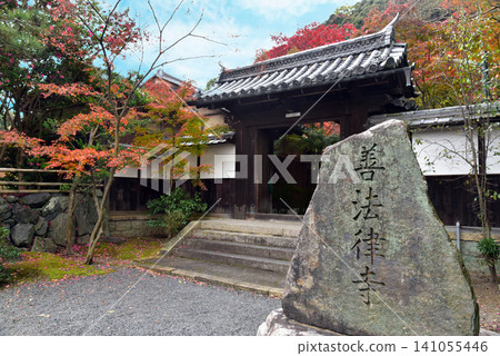 禪峰寺的秋天,秋葉景色優美。 禪峰寺的秋天,秋葉景色優美。 141055446