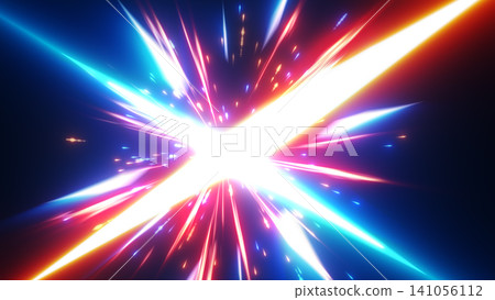 背景圖片展示了刀劍和其他武器碰撞產生的衝擊效果。 141056112