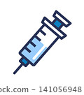 Syringe, injection, icon 141056948