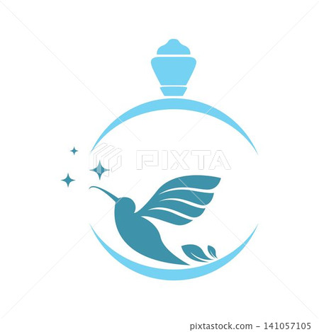 Luxury Perfume Bottle Logo Design 141057105