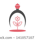 Luxury Perfume Bottle Logo Design 141057107
