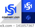 Letter Sn or Ns Company Logo Logos Design Element Stock Vector Illustration 141057367