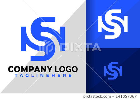 Letter Sn or Ns Company Logo Logos Design Element Stock Vector Illustration Letter Sn or Ns Company Logo Logos Design Element Stock Vector Illustration 141057367