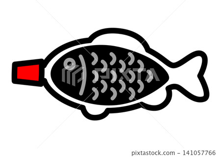 Fish-shaped soy sauce dispenser (lunch charm) Fish-shaped soy sauce dispenser (lunch charm) 141057766
