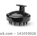 Black plastic scalp massager 141059026