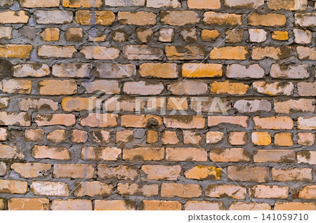 Grungy brickwork material gives brown rustic texture. Grungy brickwork material gives brown rustic texture. 141059710