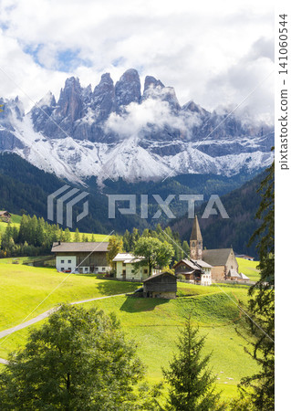 Church of Santa Maddalena, Dolomites, Italy Church of Santa Maddalena, Dolomites, Italy 141060544