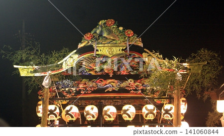 A summer tradition: Serada Gion Festival (July 26, 2025) Serada-cho, Ota City, Gunma Prefecture. Musical performances and the Daimon float. A summer tradition: Serada Gion Festival (July 26, 2025) Serada-cho, Ota City, Gunma Prefecture. Musical performances and the Daimon float. 141060844