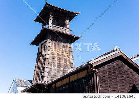 【小江戶川越】清晨,復古的街景,傳統的倉庫,還有時之鐘。 【小江戶川越】清晨,復古的街景,傳統的倉庫,還有時之鐘。 141061645