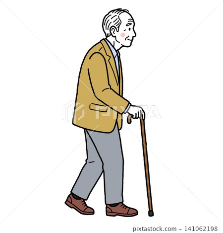 老人走路 老人走路 141062198