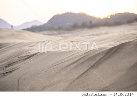 Dawn at the Tottori Sand Dunes Dawn at the Tottori Sand Dunes 141062314