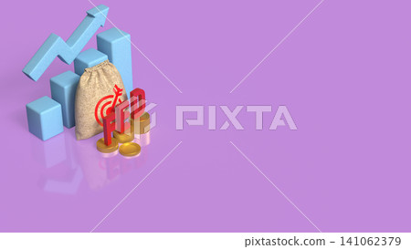 Federal Reserve Rate Hike And Economic Growth Concept 3d render. Federal Reserve Rate Hike And Economic Growth Concept 3d render. 141062379