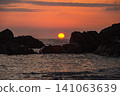 Sunset at Kamaiso Beach 141063639
