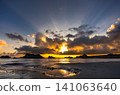 Sunset at Kamaiso Beach 141063640