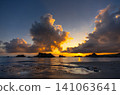 Sunset at Kamaiso Beach 141063641