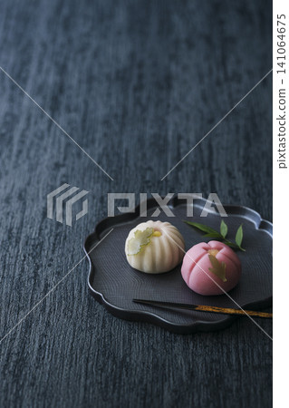Image of traditional Japanese confectionery Image of traditional Japanese confectionery 141064675