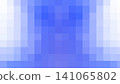 Blue Pixel Abstract Background with Gradient Square Pattern 141065802