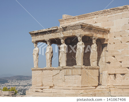 Caryatids of the Acropolis, Athens, Greece Caryatids of the Acropolis, Athens, Greece 141067406