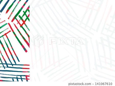 紅、綠、藍三色交叉陰影背景(右側留白) 紅、綠、藍三色交叉陰影背景(右側留白) 141067610
