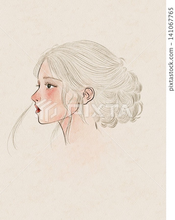 portrait of a beautiful girl 141067765