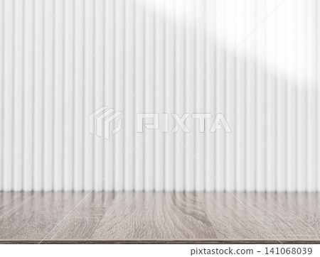White vertical corrugated wooden wall background texture with clean linear pattern design White vertical corrugated wooden wall background texture with clean linear pattern design 141068039