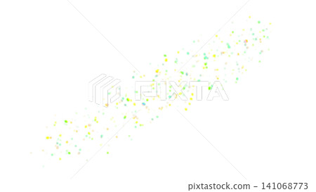 An illustration of fine yellow, orange, and green particles. An illustration of fine yellow, orange, and green particles. 141068773