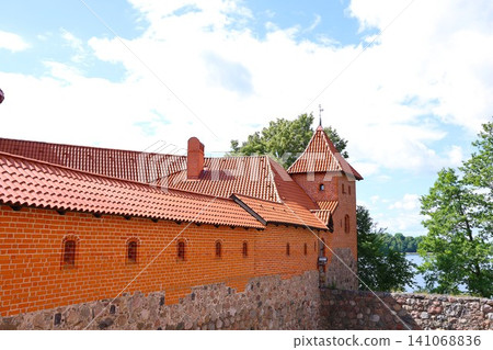 Interior view of Trakai Castle floating on Lake Galve in Lithuania, one of the Baltic states (Image 7) Interior view of Trakai Castle floating on Lake Galve in Lithuania, one of the Baltic states (Image 7) 141068836