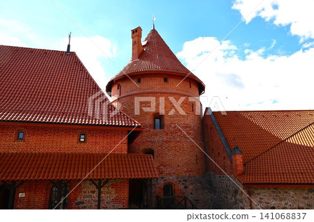Interior view of Trakai Castle floating on Lake Galve in Lithuania, one of the Baltic states (Image 8) Interior view of Trakai Castle floating on Lake Galve in Lithuania, one of the Baltic states (Image 8) 141068837