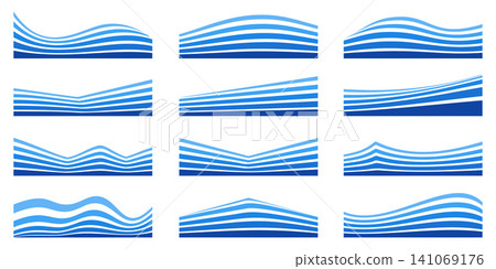 Elegant curved divider with fluid geometric lines for corporate layouts. Minimalist template perfect for separating content sections, creating dynamic visual breaks in presentations. Vector Elegant curved divider with fluid geometric lines for corporate layouts. Minimalist template perfect for separating content sections, creating dynamic visual breaks in presentations. Vector 141069176