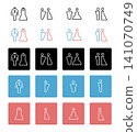 Simple toilet mark material 141070749