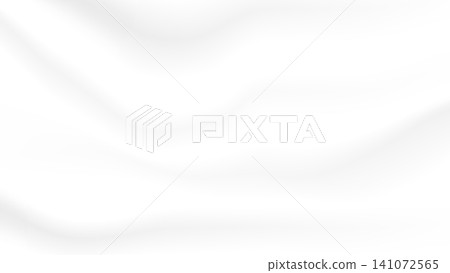 luxury white cloth background with blank space. soft and clean fabric top view with wavy creased luxury white cloth background with blank space. soft and clean fabric top view with wavy creased 141072565