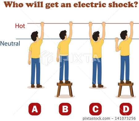 Electrical shock physics logic puzzle riddles worksheet for education Electrical shock physics logic puzzle riddles worksheet for education 141073256