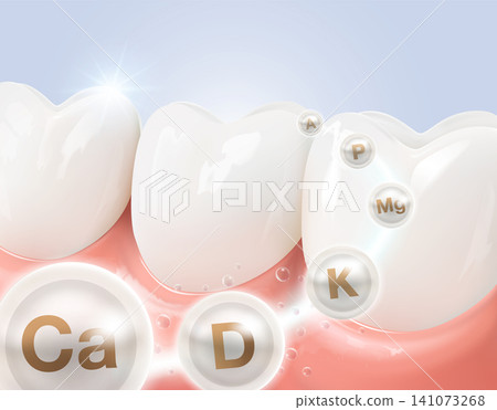 3d rendering of a tooth with different 3d rendering of a tooth with different 141073268
