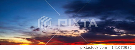 New Zealand Sunrise Sky Replacement or Background New Zealand Sunrise Sky Replacement or Background 141073983