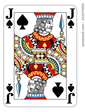 Jack of Spades Design from Deck of Playing Cards Jack of Spades Design from Deck of Playing Cards 141074009