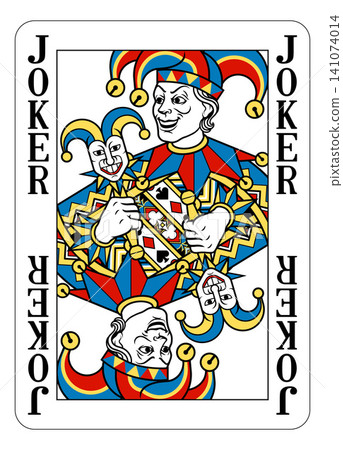 Joker Card Design from Deck of Playing Cards Joker Card Design from Deck of Playing Cards 141074014