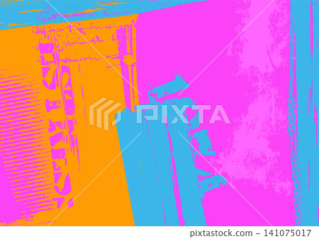 Colorful pop art grunge brush background Colorful pop art grunge brush background 141075017