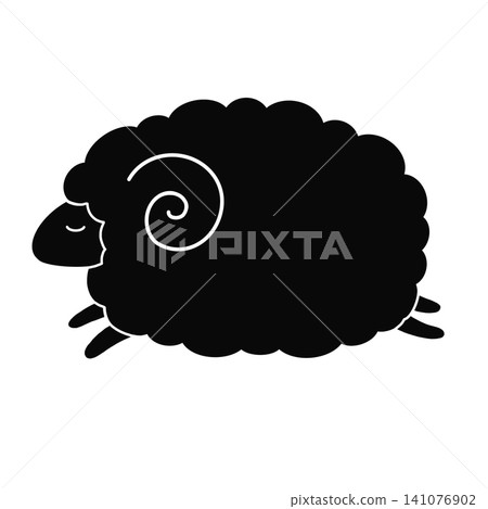Year of the Sheep - Cute sheep illustration Year of the Sheep - Cute sheep illustration 141076902