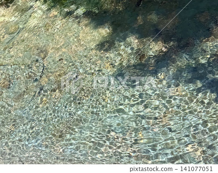 Transparent water flow Transparent water flow 141077051