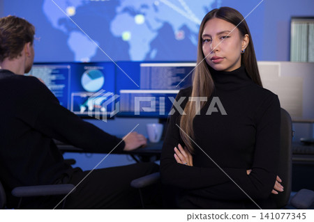 Confident analysts monitoring data in a secure operations control environment Confident analysts monitoring data in a secure operations control environment 141077345
