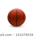 orange basketball ball isolated on background 141078038