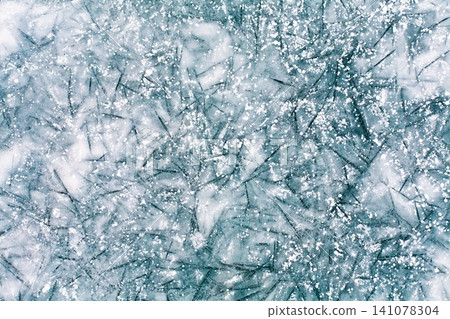 Ice texture original beautiful blue design pattern Ice texture original beautiful blue design pattern 141078304