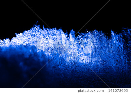 Beautiful Ice Mass Close Up, Frozen Texture And Cold Energy Background Beautiful Ice Mass Close Up, Frozen Texture And Cold Energy Background 141078693