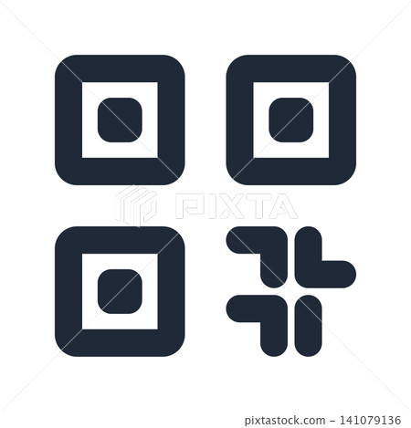 QR code profile icon QR code profile icon 141079136